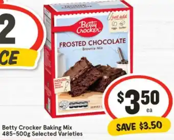 IGA Betty Crocker Baking Mix offer