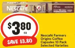 IGA Nescafé Farmers Origins Coffee Capsules offer