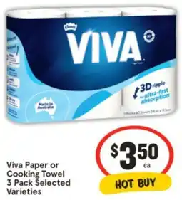 IGA Viva Paper or Cooking Towel offer