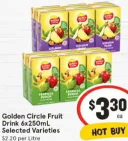 IGA Golden Circle Fruit Drink offer