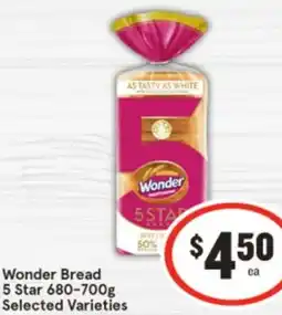 IGA Wonder Bread 5 Star offer