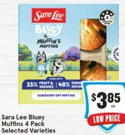 IGA Sara Lee Bluey Muffins offer
