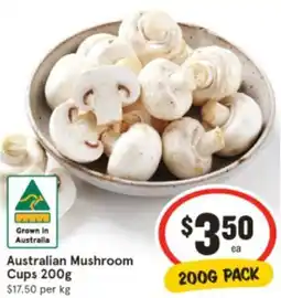 IGA Australian Mushroom Cups offer
