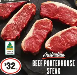 IGA Australian Beef Porterhouse Steak offer