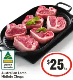 IGA Australian Lamb Midloin Chops offer