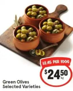 IGA Green Olives offer