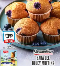 IGA Scrumptious Sara Lee Bluey Muffins offer