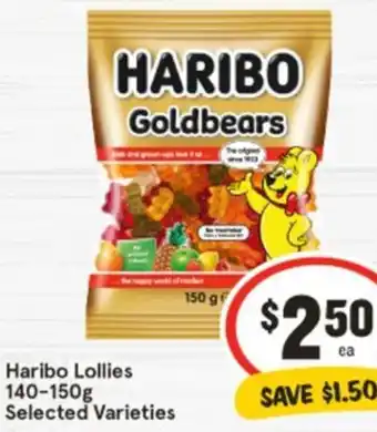 IGA Haribo Lollies offer