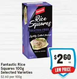 IGA Fantastic Rice Squares offer