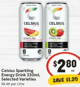 IGA Celsius Sparkling Energy Drink offer