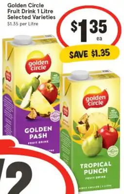 IGA Golden Circle Fruit Drink offer
