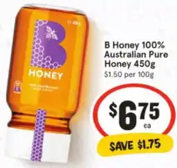 IGA B Honey 100% Australian Pure Honey offer