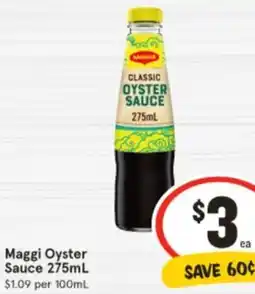 IGA Maggi Oyster Sauce offer