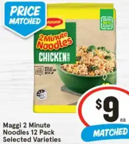 IGA Maggi 2 Minute Noodles offer