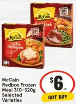 IGA McCain Redbox Frozen Meal Selected offer