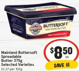 IGA Mainland Buttersoft Spreadable offer