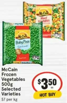 IGA McCain Frozen Vegetables offer