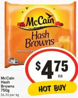 IGA McCain Hash Browns offer
