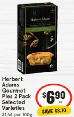 IGA Herbert Adams Gourmet Pies offer
