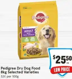 IGA Pedigree Dry Dog Food offer