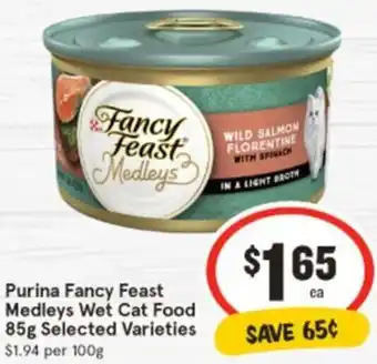 IGA Purina Fancy Feast Medleys Wet Cat Food offer