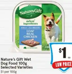 IGA Nature's Gift Wet Dog Food offer