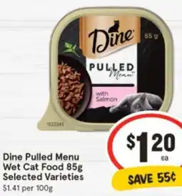 IGA Dine Pulled Menu Wet Cat Food offer