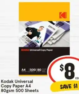 IGA Kodak Universal Copy Paper A4 offer