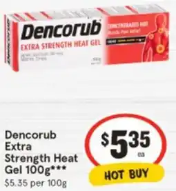IGA Dencorub Extra Strength Heat Gel offer