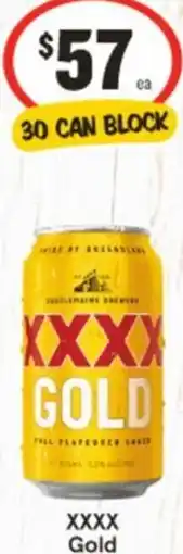 IGA XXXX Gold offer