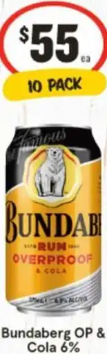 IGA Bundaberg OP & Cola 6% offer