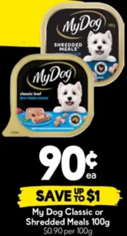 Drakes My Dog Classic or Shredded Meals offer