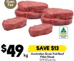 Drakes Australian Grain Fed Beef Fillet Steak offer