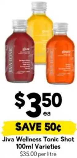 Drakes Jiva Wellness Tonic Shot Varieties offer