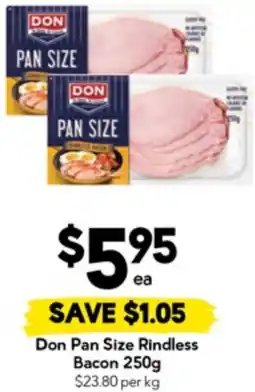 Drakes Don Pan Size Rindless Bacon offer