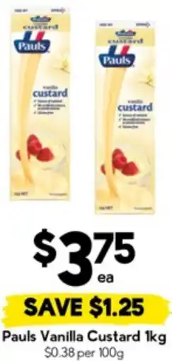 Drakes Pauls Vanilla Custard offer