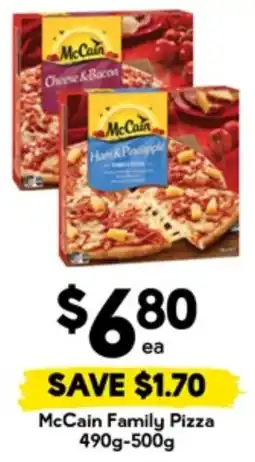 Drakes McCain Family Pizza offer