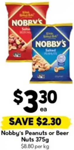 Drakes Nobby's Peanuts or Beer Nuts offer