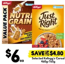 Drakes Selected Kellogg's Cereal offer