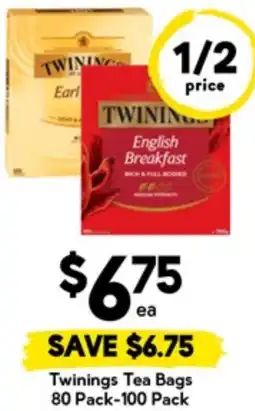 Drakes Twinings Tea Bags offer