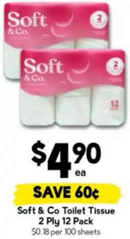Drakes Soft & Co Toilet Tissue offer