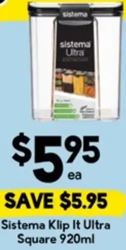 Drakes Sistema Klip It Ultra Square offer