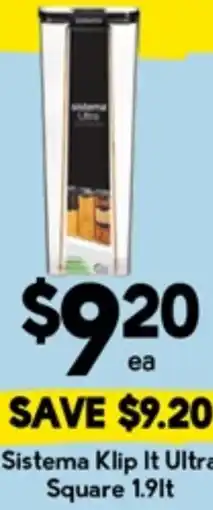 Drakes Sistema Klip It Ultra Square offer