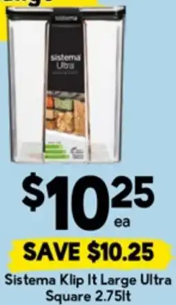 Drakes Sistema Klip It Large Ultra Square offer