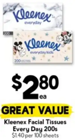 Drakes Kleenex Facial Tissues Every Day offer