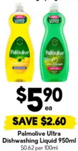 Drakes Palmolive Ultra Dishwashing Liquid offer