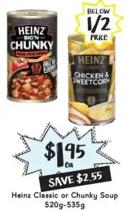 Drakes Heinz Classic or Chunky Soup offer