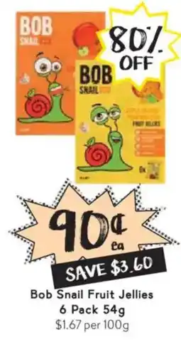 Drakes Bob Snail Fruit Jellies offer