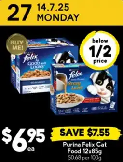 Drakes Purina Felix Cat Food offer