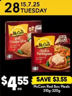 Drakes McCain Red Box Meals offer